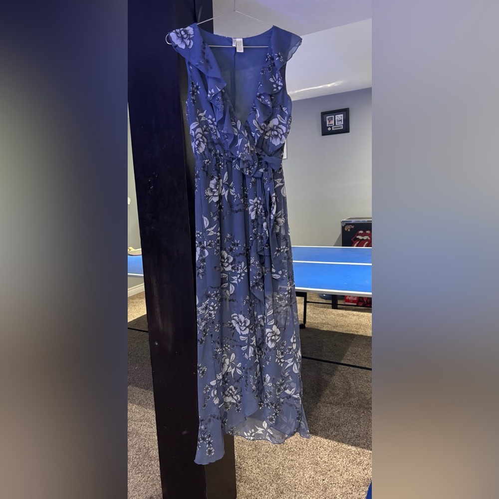 Japna Blue Floral Dress
